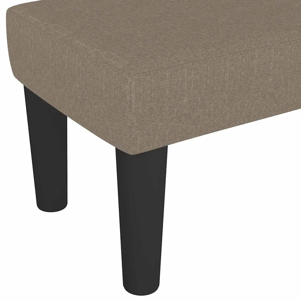 Panca Tortora 100x30x30 cm in Tessuto CFW2760386