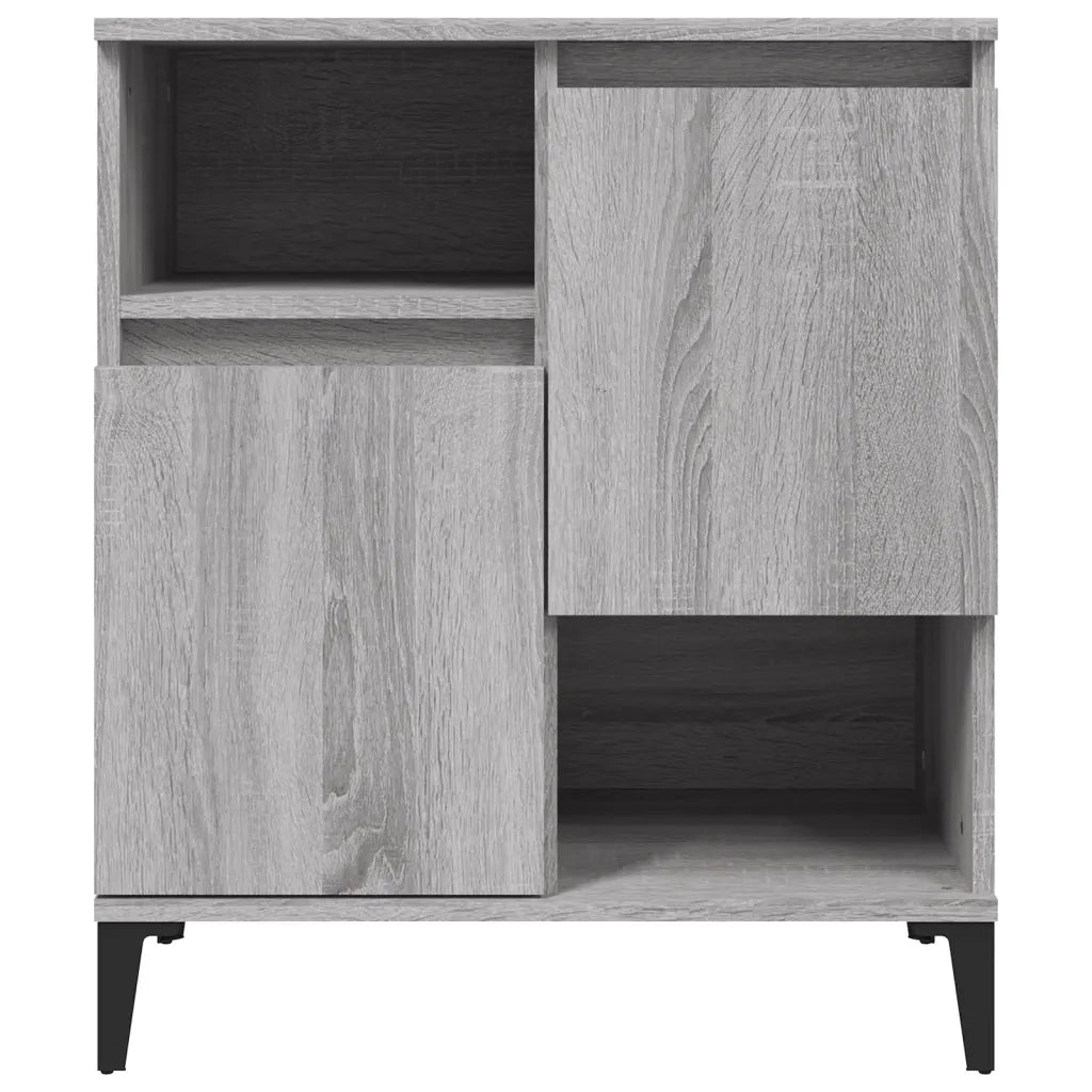 Credenze 2pz | Madia | Buffet da pranzo | Armadio da pranzo Grigio Sonoma 60x35x70 cm in Legno Multistrato