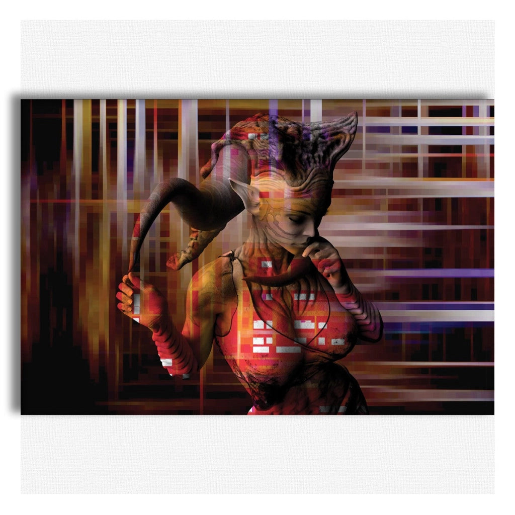 BEING Abstraction - Quadro Canvas su telaio in legno Misura: 140x100 cm