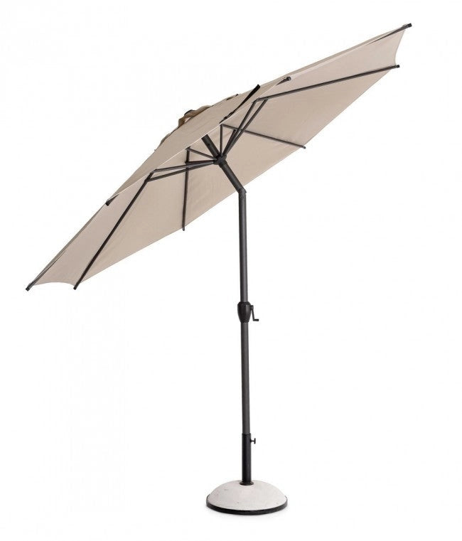 Ombrellone da Giardino Ø3x2,37h m Palo Ø48 mm con Snodo Rio Antracite/Beige