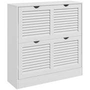 Scarpiera con cassetti e ripiani ¨C zephmum ¨C bianco 81.5x25x83cm