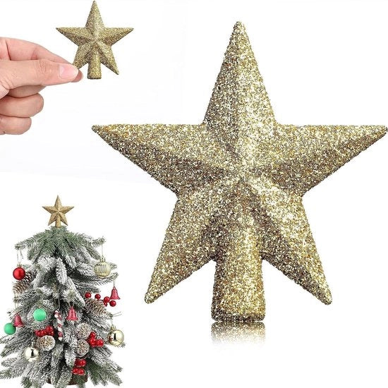 Decorazione per albero di Natale in miniatura con punta di 6 cm