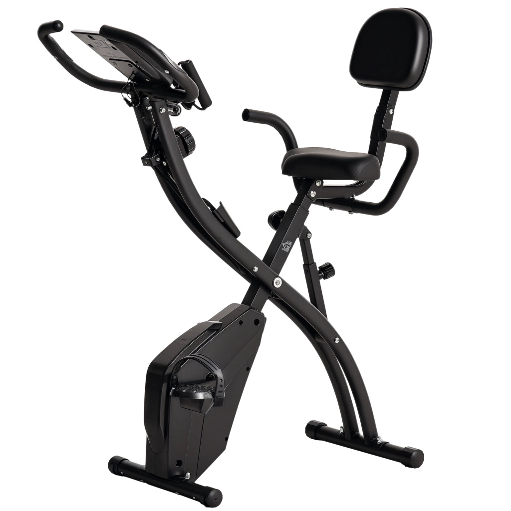 Bicicletta da Fitness Pieghevole ¨C zephmum ¨C Nero 105x48x118 cm