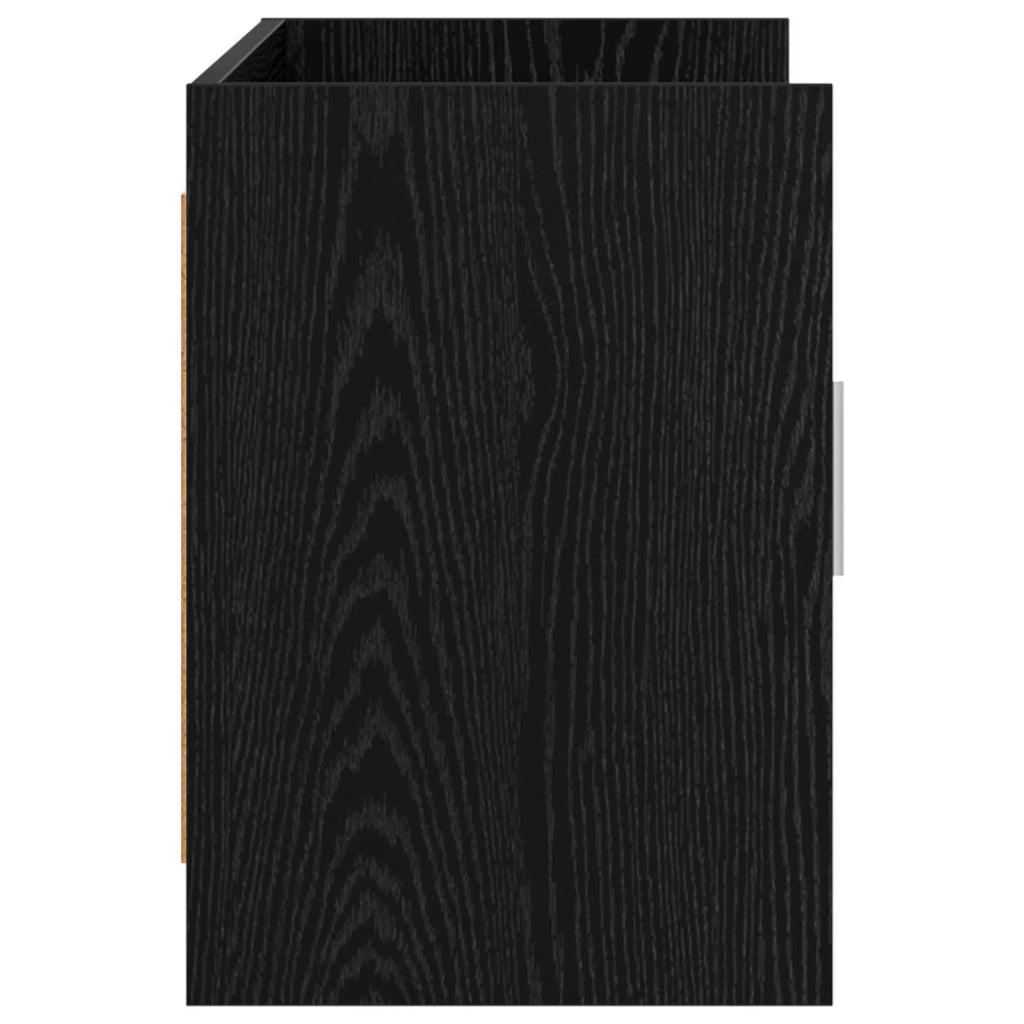Mobile TV 102 x 33 x 47 cm Rovere Nero Legno ingegnerizzato 8011188