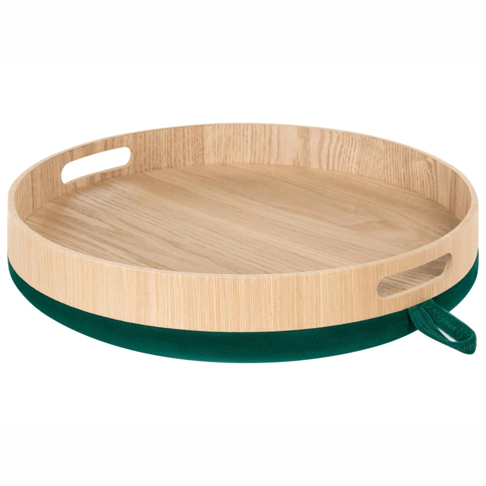 Pouf in velluto imbottito verde smeraldo con contenitore stile glamour elegante soggiorno camera da letto