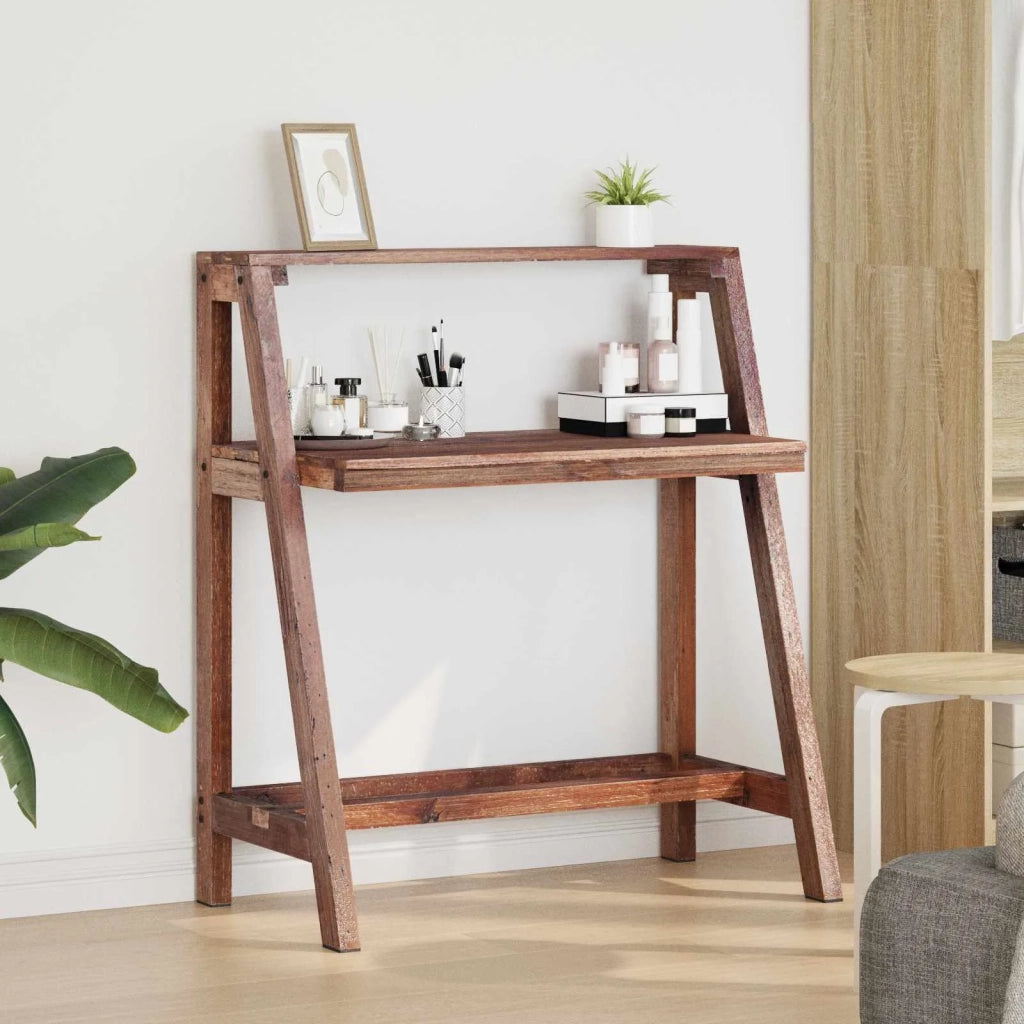 Scrivania Marrone 90 x 50 x 103 cm Legno Recuperato Massello