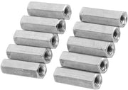 Set di viti a 6 gomiti da 10 pezzi - Supporto - Fissaggi a vite - Acciaio al carbonio zincato - Forti e resistenti - Viti a 6 gomiti