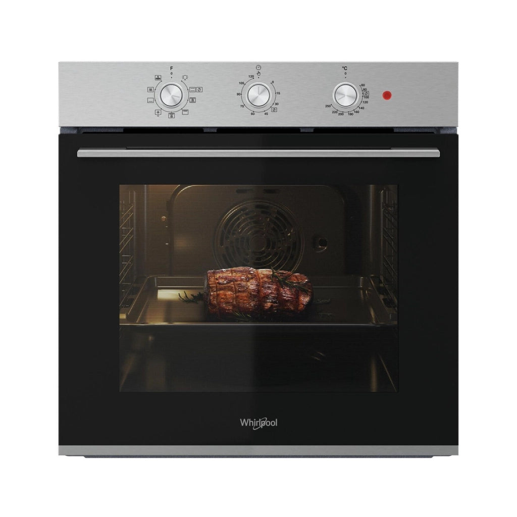 Whirlpool OMK38HU0X 71 L A Nero, Acciaio inox