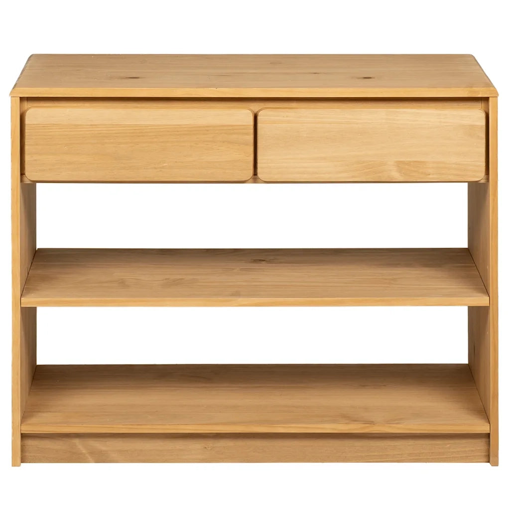 Tavolo Consolle SAUDA Rovere 89,5x36,5x73cm Legno Massello Pino