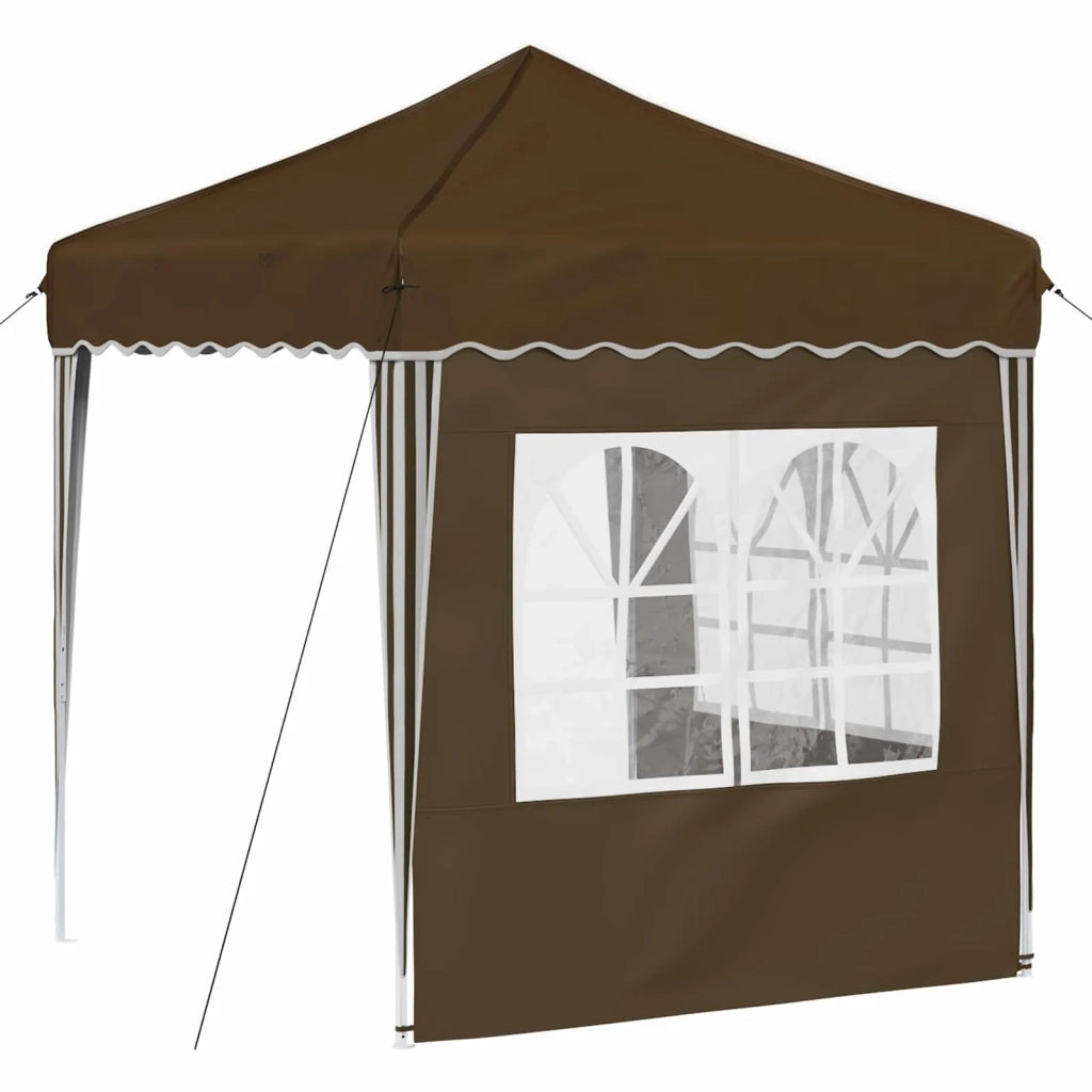 Tenda per feste a pop-up 195 x 195 x 245 cm Tortora