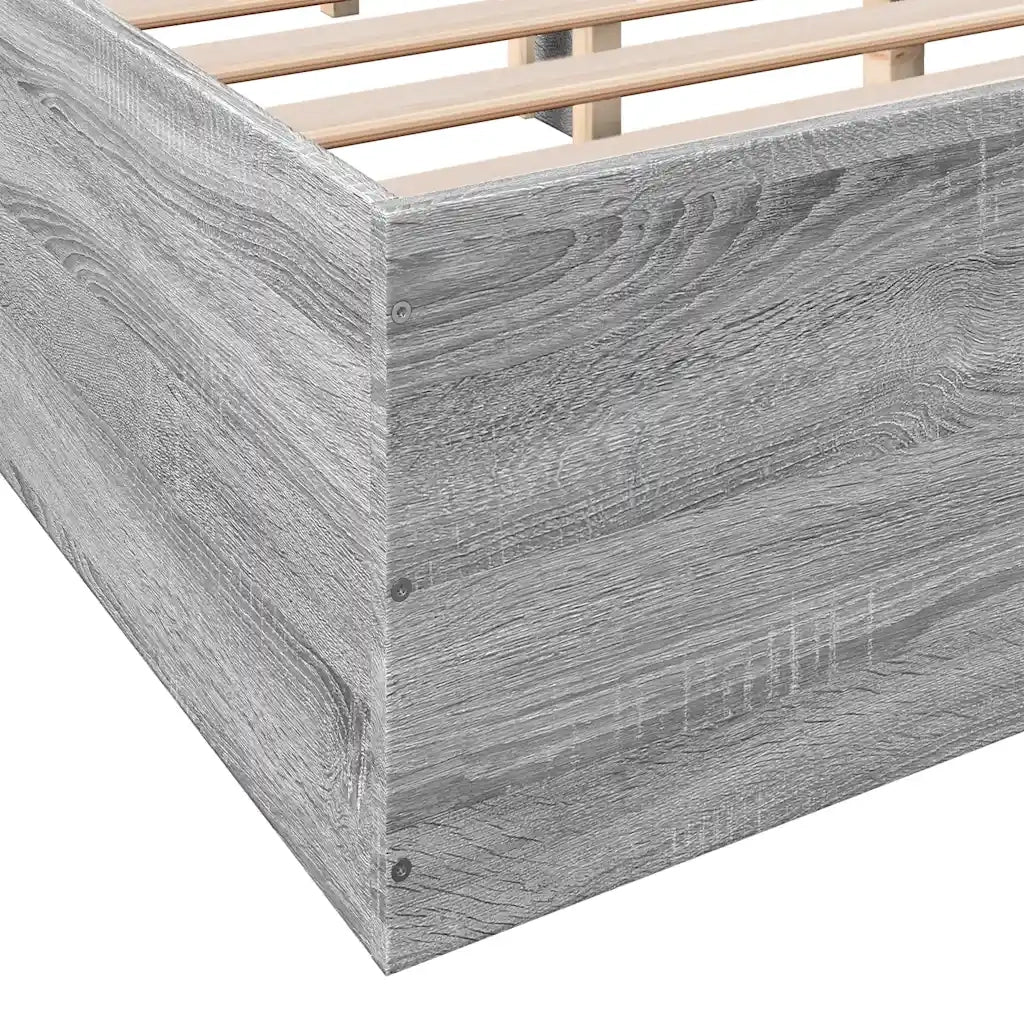 Giroletto Grigio Sonoma 135x190 cm in Legno Multistrato 3281040