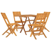 Set da pranzo da esterno 5 pezzi in legno massello di teak 02_0014292