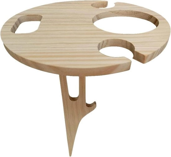 Tavolo da Campeggio Inclinabile Tavolo da Vino da Esterno Portatile - Tavolo da Picnic Mini a Scomparsa per Esterno - Tavolo da Spiaggia - Tavolo da Picnic Inclinabile - Tavolo in Legno per Campeggio Giardino - Festa da Picnic