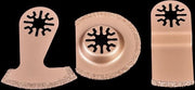 Kit di lama oscillante per zaag - Prestazioni durature - 3 pezzi - Accessori per abrasivi.