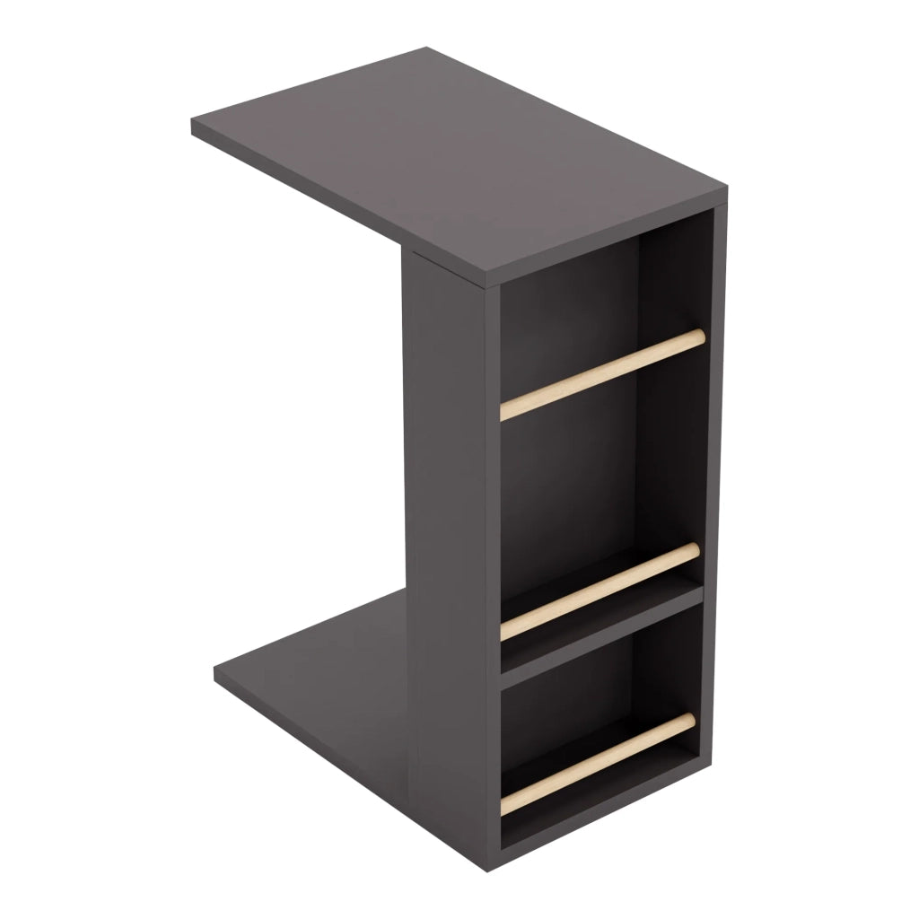 Tavolino laterale per laptop 44 x 29 x 65 cm nero 03_0010963