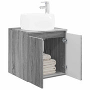 Mobile Lavabo | Armadio Lavabo da Parete Sonoma grigio 49,5 x 44,5 x 66 cm