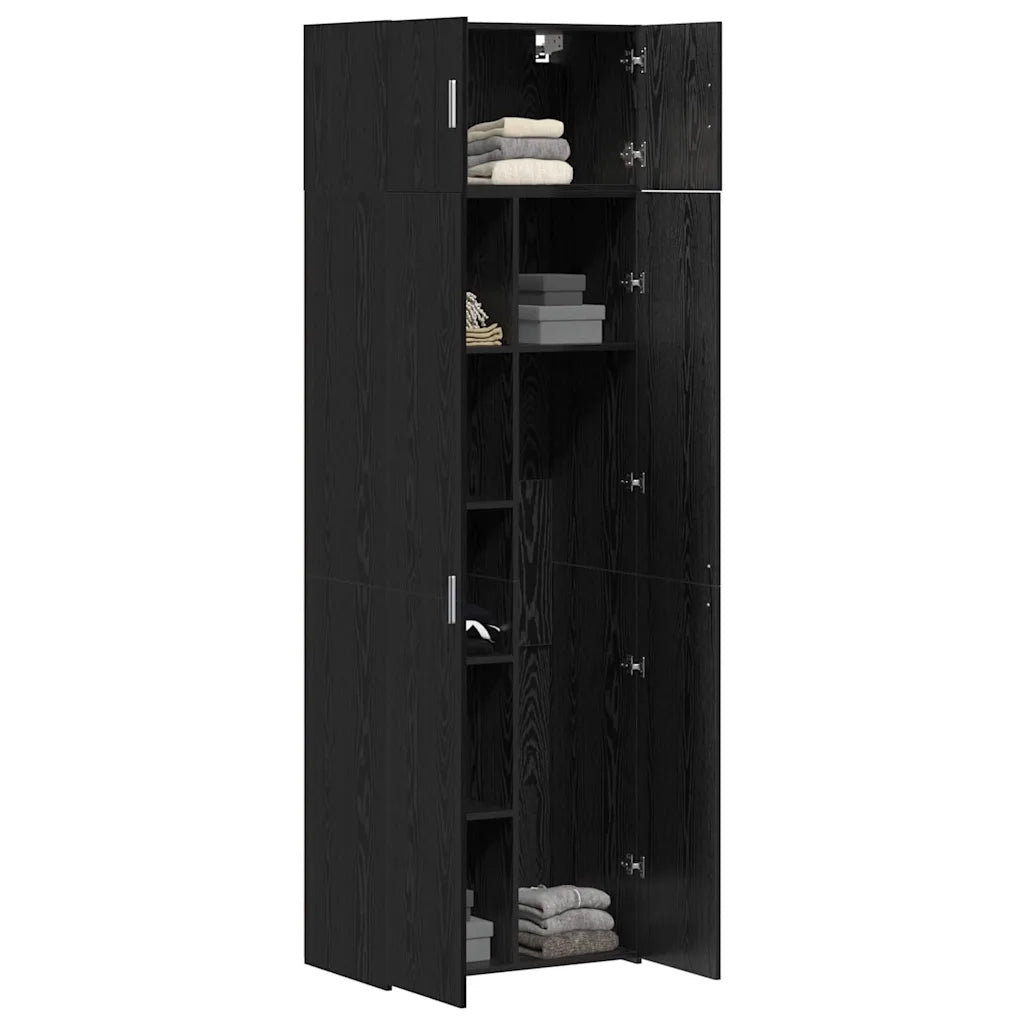 Armadio 3 pz Rovere Nero CFW8703132