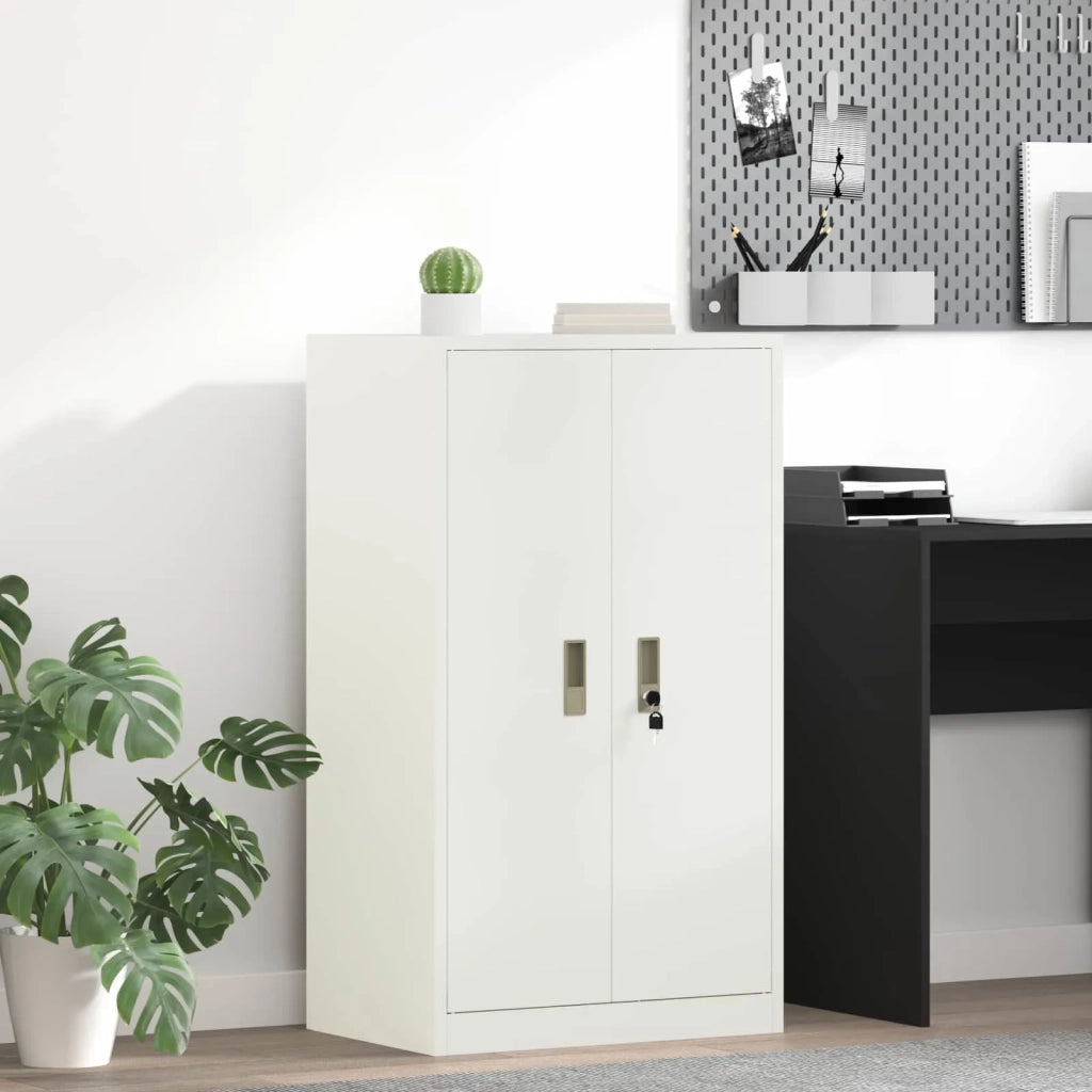 Armadio Bianco 60 x 40 x 105 cm Acciaio 891735