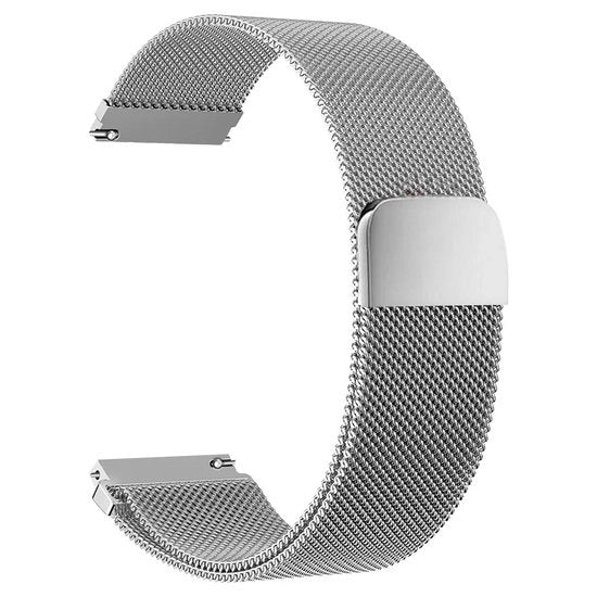 Cinturino universale a rete in acciaio inossidabile da 22mm per orologio intelligente e orologio regolare