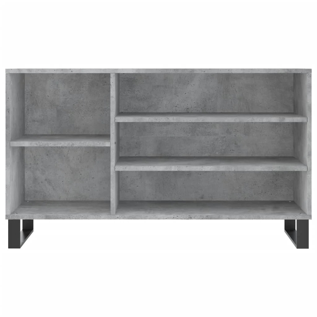 Scarpiera mobiletto portascarpe mobile per ingresso/corridoio/soggiorno 102 x 36 x 60 cm legno ingegnerizzato grigio 02_0021791
