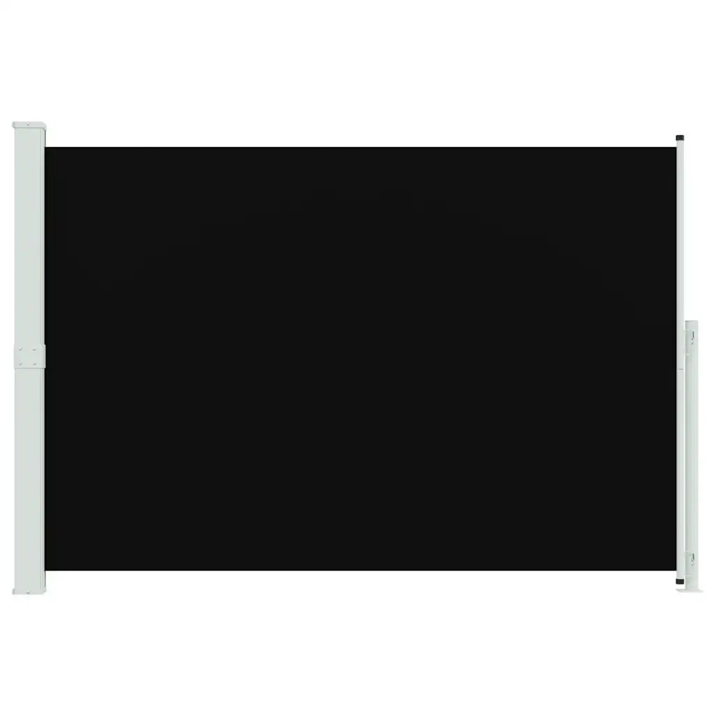 Tenda Laterale Retrattile per Patio 200x314 cm Nero 313411