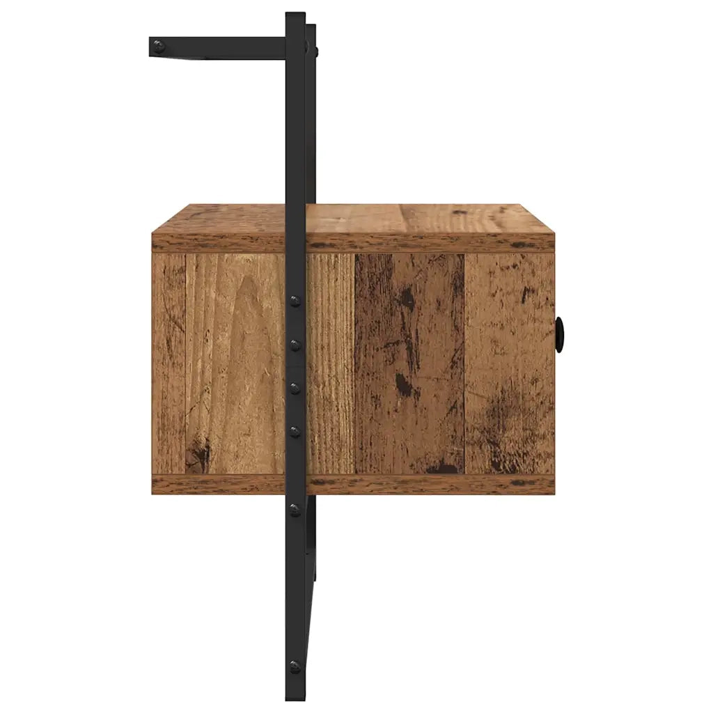 Armadio da Notte 2 pcs Legno vecchio 35 x 30 x 51 cm 882164