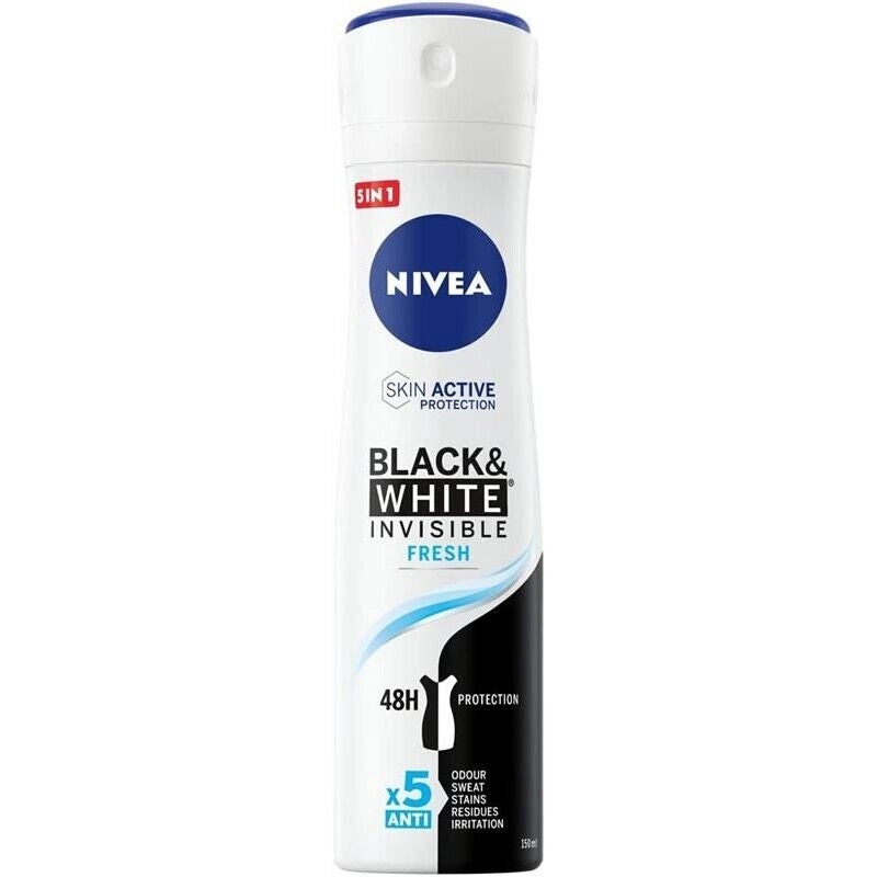 NIVEA SET 6 PZ DEODORANTE SPRAY 150ML BLACK & WHITE FRESH