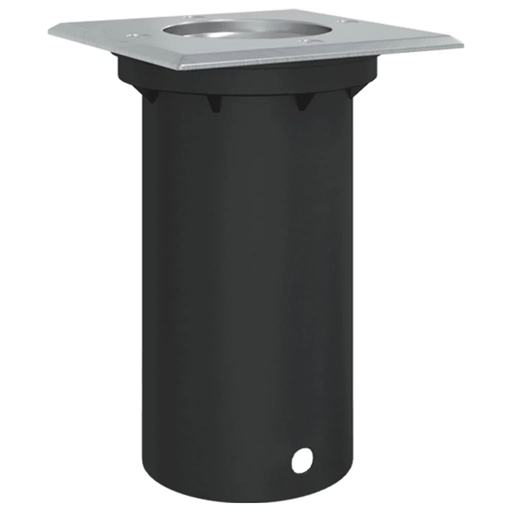 Lampada da terra quadrata per esterni 10,5 x 10,5 x 14,5 cm illuminazione decorativa versatile in alluminio nero 02_0056640
