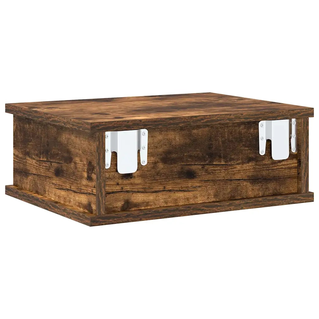 Comodino Rovere fumé 40 x 31 x 15 cm Legno multistrato