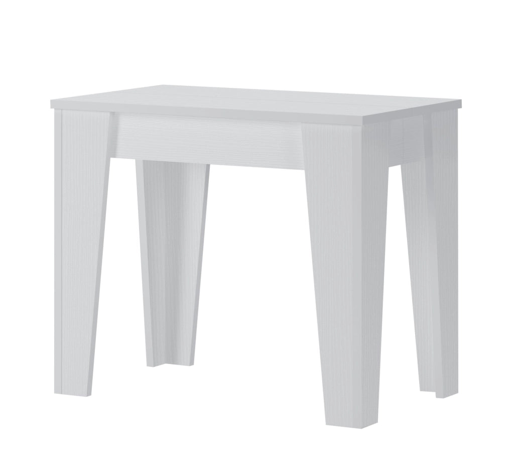 Gizio, Consolle Allungabile 12 Posti, 305.6x90x75.2h cm Bianco