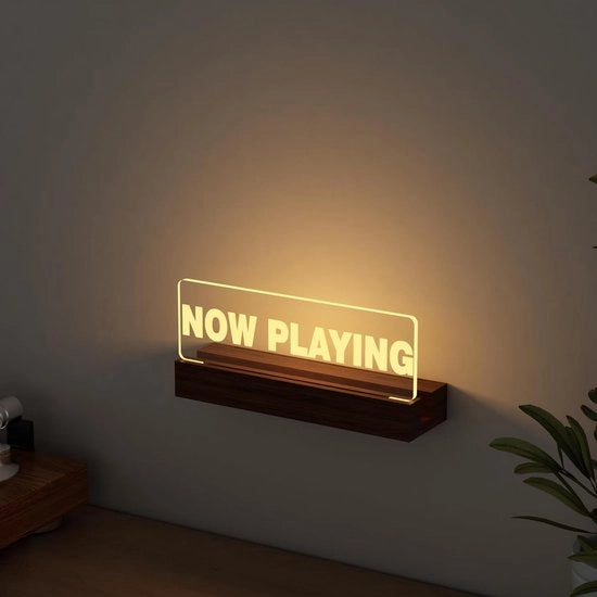 Supporto per Dischi in Vinile con Illuminazione LED per Esposizione di Album in Vinile