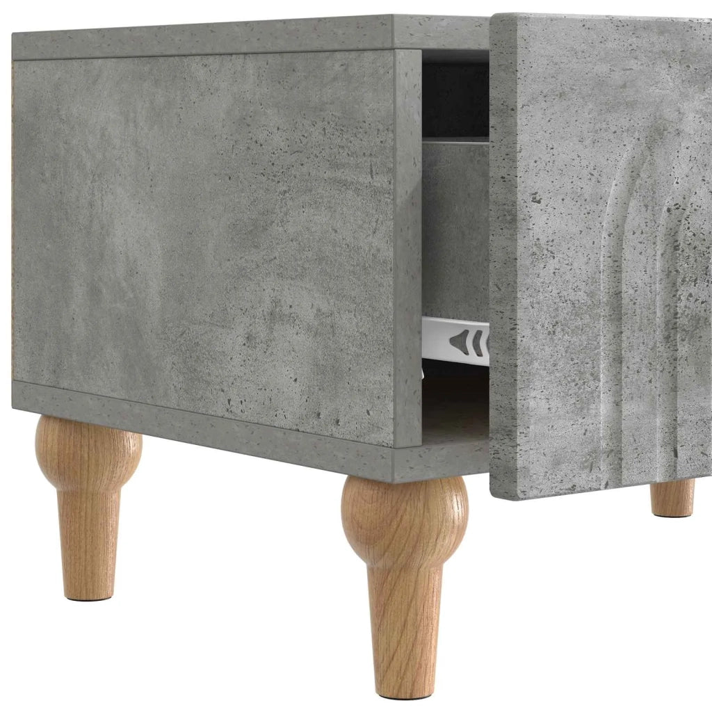 Mobile TV con cassetto Grigio Cemento 147 x 34,5 x 30 cm