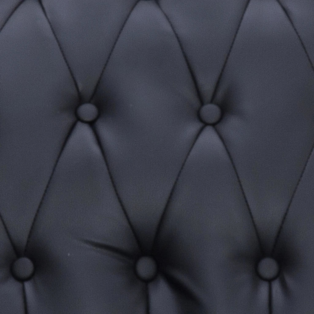 Poltrona reclinabile  in pelle sintetica nera 282274
