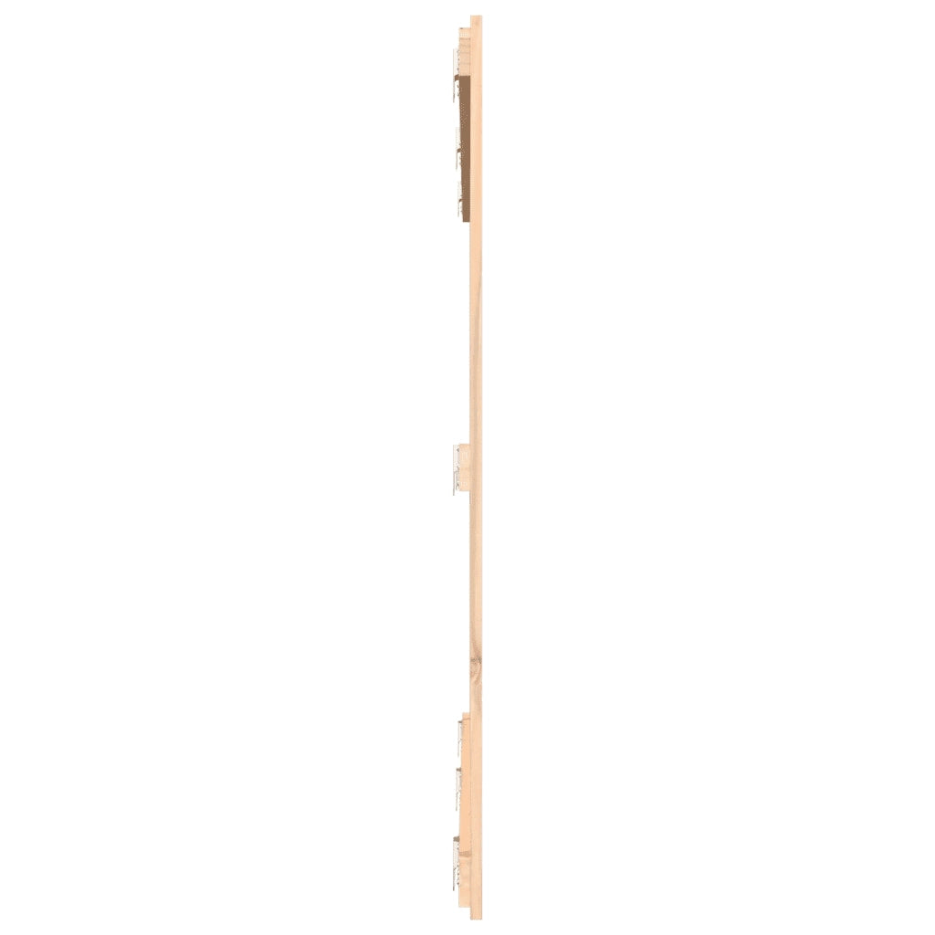 Testiera | Testata da Parete 166x3x110 cm in Legno Massello di Pino