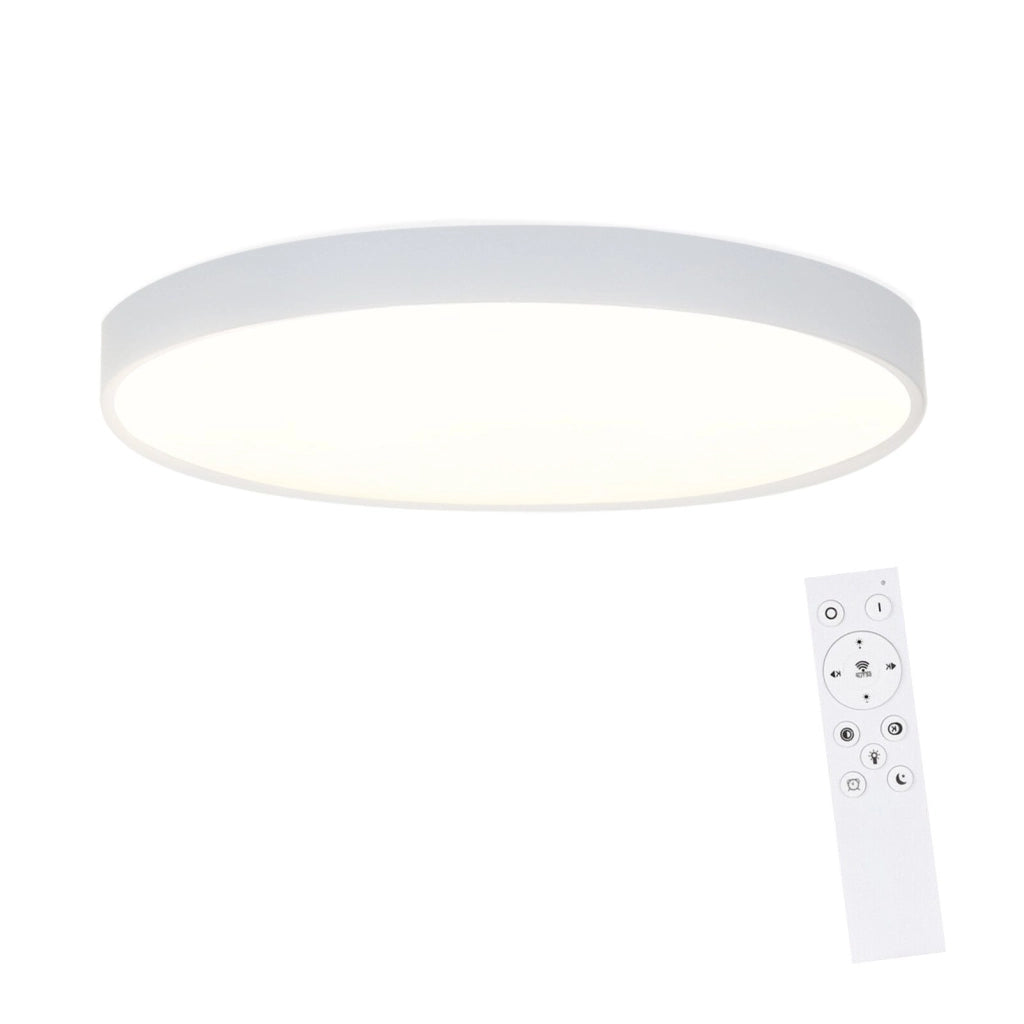 ZMH Lampada da soffitto plafoniera LED bianca IP44 37 cm per interni