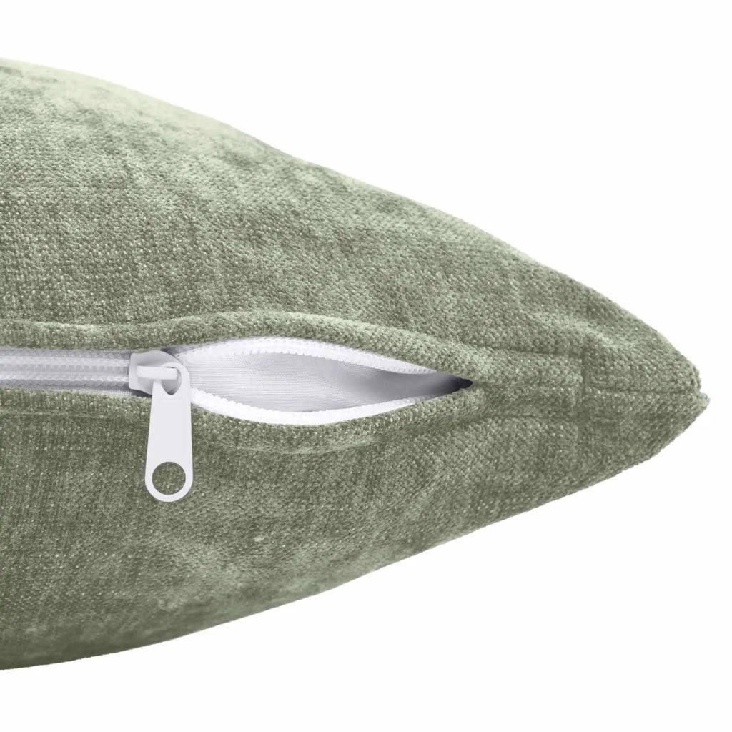 Federa 12 pcs HEERLEN Verde 40 x 40 cm Tessuto Chenille 908514