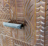 Mobile TV Dominick 150x40x55 h cm in Legno Marrone