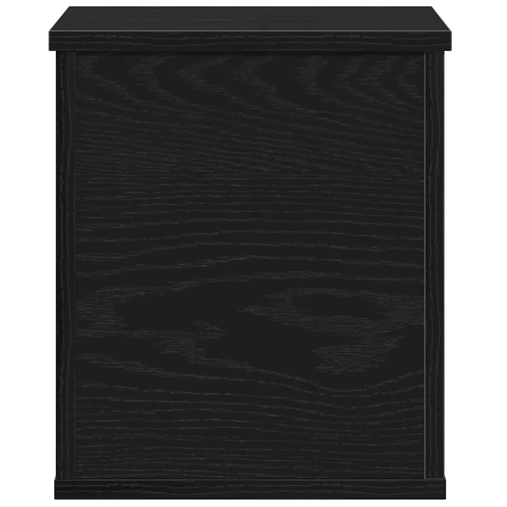 Scatola di Stoccaggio Rovere Nero 30 x 35 x 35 cm CFW7420193