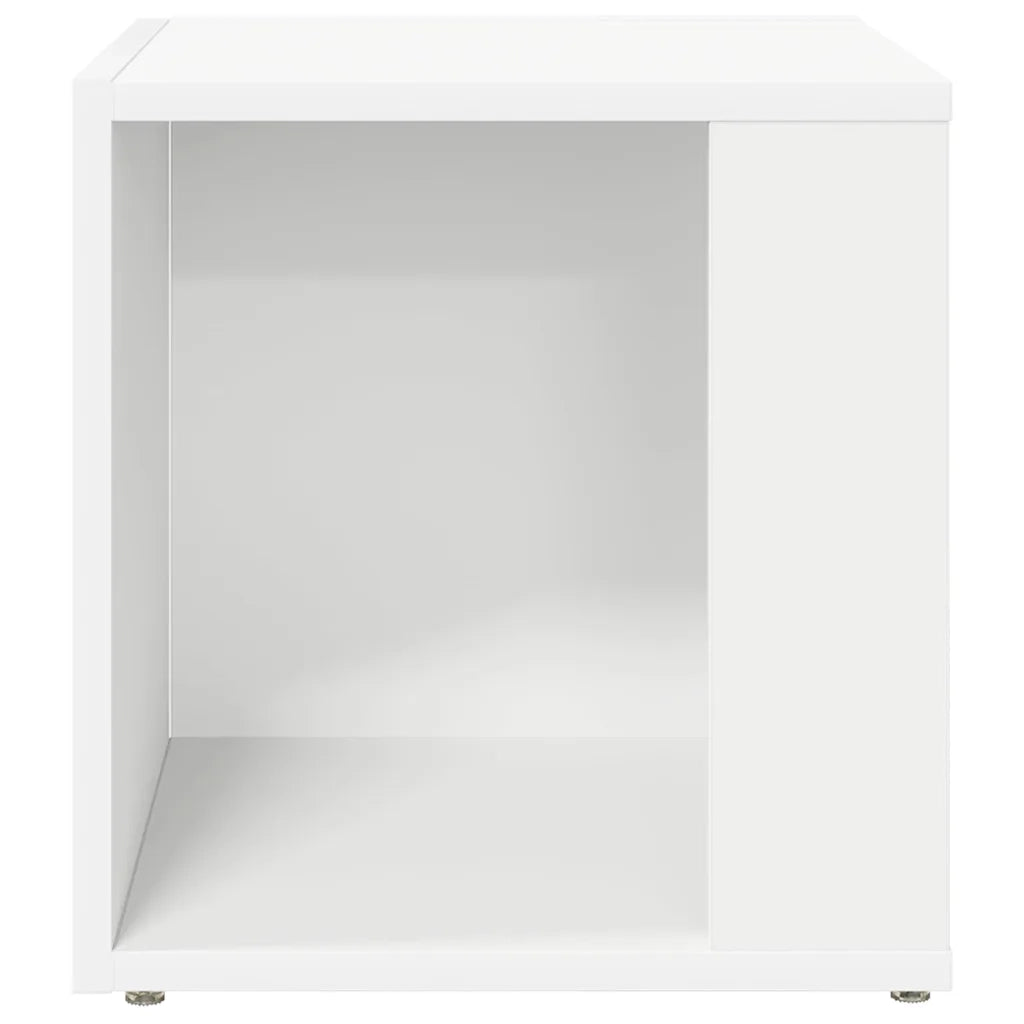 Tavolino Bianco 33x33x34,5 cm in Legno Multistrato 809008