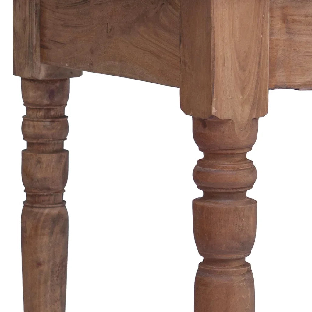 Scrivania con Cassetti 117x57x75 cm in Legno Massello di Mogano 283909