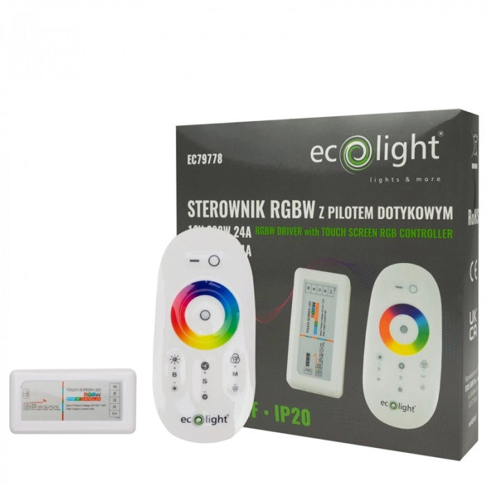 Controller strisce LED RGBW touch RF 24A 12-24V