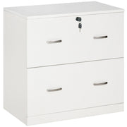 Scrivania con cassettiera ¨C zephmum ¨C 77x42x72 cm bianco