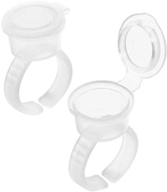 Contenitore per Inchiostri da Tatuaggio - 100 unità - Porta Inchiostri - Contenitori - Becher - Coperchio