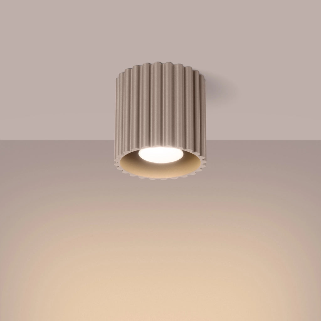 Lampada da soffitto AURA 1 taupe GU10