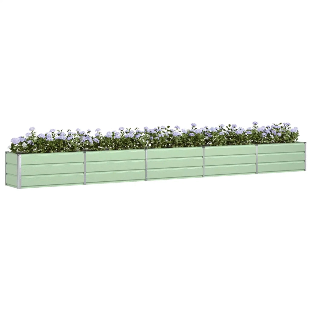 Fioriera Verde Pastello 480 x 50 x 45 cm Acciaio zincato