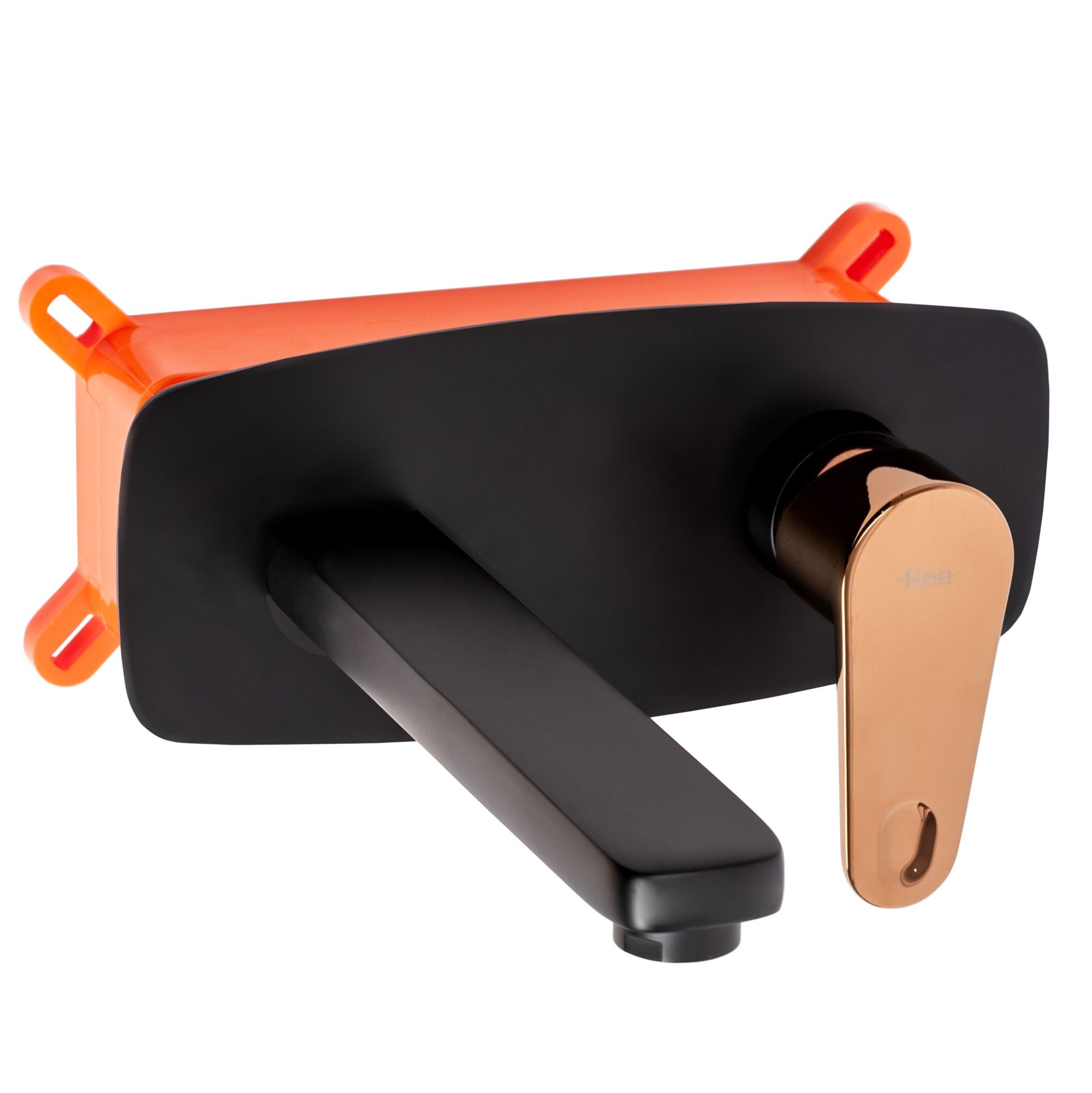 Rubinetto Da Incasso Rea Mild Black Rose Gold + Box