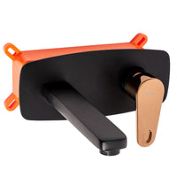 Rubinetto Da Incasso Rea Mild Black Rose Gold + Box