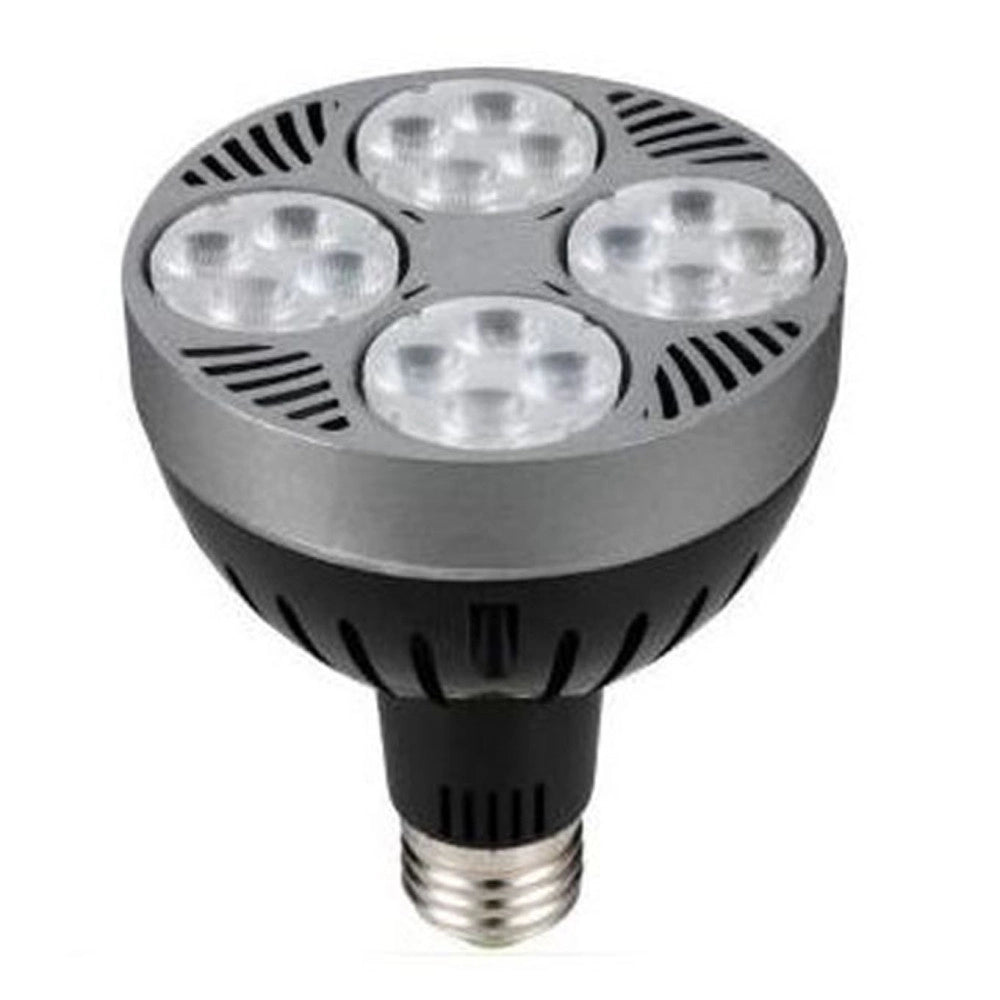 Trade Shop - Lampada Lampadine Par30 E27 36 Watt 24 Led Faretto Faro Luce Fredda P30-1 Spot -