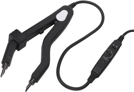 Strumento per Estensioni Capelline Professionale - Termoregolazione Uniforme - Ergonomico - Leggero - Protezione per le Dita - 100‑240V - Estensioni Capelline Strumento