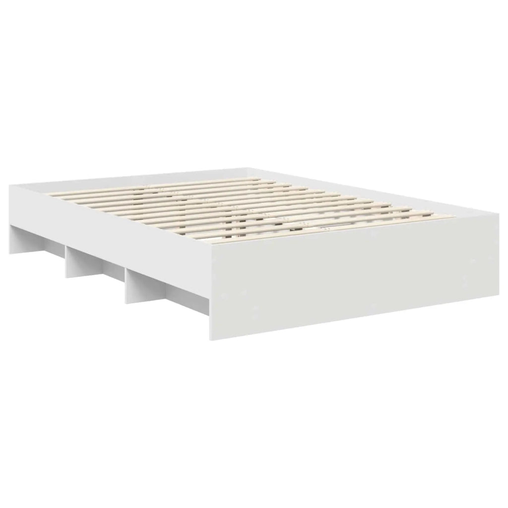 Struttura del letto Bianco 160 x 200 cm Legno multistrato 3408830